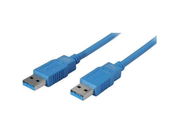 shiverpeaks BASIC-S, 3 m, USB A, USB A, USB 3.2 Gen 1 (3.1 Gen 1), 5 Gbit/sek, Blå
