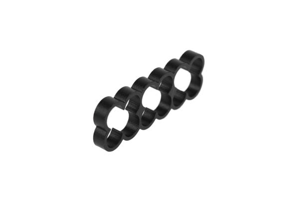 Alphacool 24763, Universal, Kabelhåndteringssett, Aluminium, Svart, 28 mm, 9,5 mm
