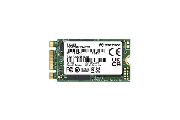 Transcend MTS402M, 32 GB, M.2, 530 MB/s, 6 Gbit/s