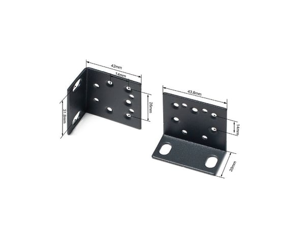 TP-Link Omada RackMount Kit-19, Montering Sett, Sort, Metall, DS-P7001-04(UN) DS-P7001-08(UN) DS-P7001-16(UN)DVT ER8411(UN) ER8411(UN)DVT T2700G-28...