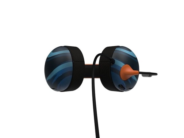 PDP Airlite Glow, Langallinen, Pelaaminen, Kuulokkeet, Musta, Sininen, Oranssi