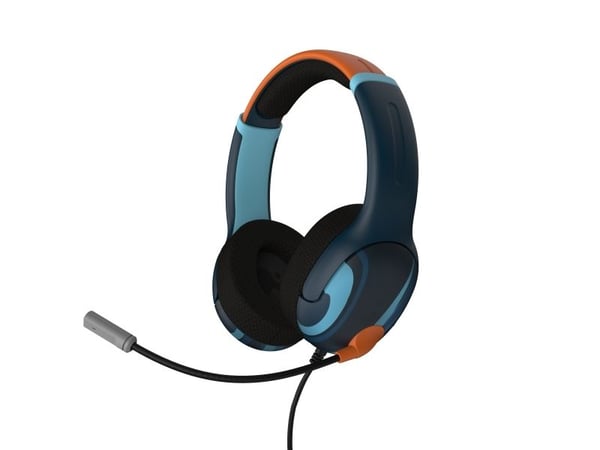 PDP Airlite Glow, Langallinen, Pelaaminen, Kuulokkeet, Musta, Sininen, Oranssi