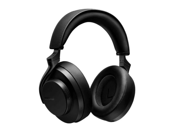 Shure AONIC 50 - Hodetelefoner med mikrofon - full størrelse - Bluetooth - trådløs - aktiv støydemping - 3,5 mm jakk, USB-C - helsvart