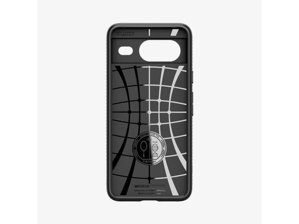 Spigen Liquid Air - Baksidesskydd för mobiltelefon - termoplastisk polyuretan (TPU) - mattsvart - för Google Pixel 8
