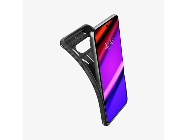 Spigen Rugged Armor - bakdeksel til mobiltelefon - termoplastisk polyuretan (TPU) - matt svart - for Google Pixel 8 Pro