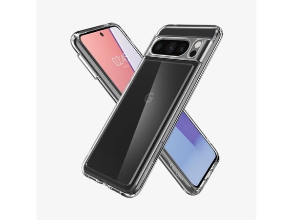 Spigen Ultra Hybrid, Suojus, Google, Google Pixel 8 Pro, 17 cm (6.7"), Läpinäkyvä