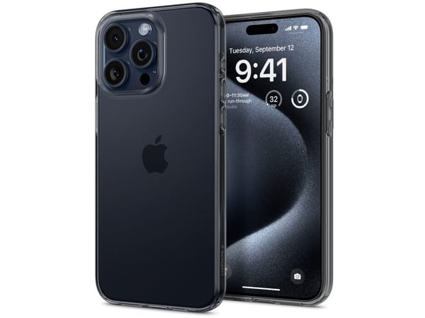 Spigen Crystal Flex, Suojus, Apple, iPhone 15 Pro Max, 17 cm (6.7")
