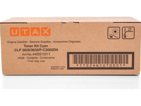 UTAX CLP3626 toner cyan 10.000 sider/ISO19798 (CLP3626C)
