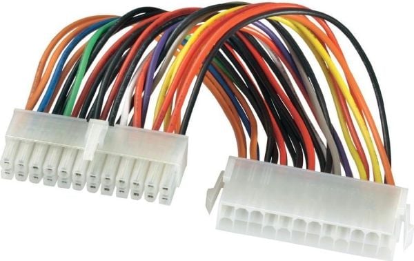 Goobay Power extension cable, 0.3m, 0,3 m, Hankoppling, Honkoppling, Multifärg