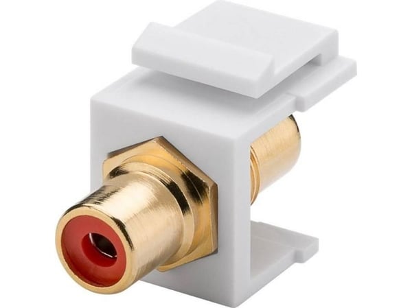 Goobay 79669 - Flat - Rød - Hvit - RCA - RCA - Kvinne - Kvinne (79669)