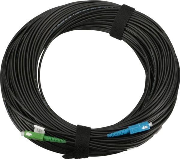 Extralink PATCHCORD SC/APC-SC/PC SM G.657A2 SIMPLEX 100M ROUND DROP, 100 m, FTTH, G.657.A2, SC, SC