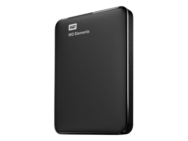 Western Digital WD Elements, 2 TB, 2.5", 3.2 Gen 1 (3.1 Gen 1), Musta