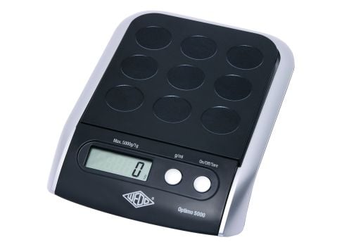 Wedo OPTIMO 5000, Elektronisk kjøkkenvekt, 5 kg, 1 g, Sort, ABS syntetisk, Knapper