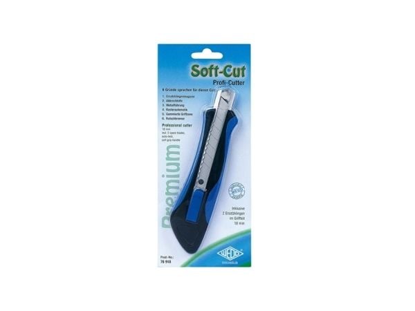 Werner Dorsch WEDO Soft-Cut Premium kniv med brytblad 18 mm (78 918)