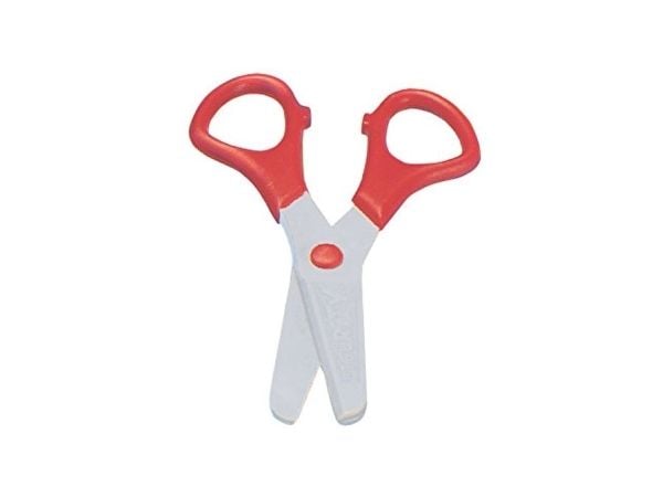 Wedo 74 72, Barn, Rett kutt, Single/enkelt, Rød, Rett håndgrep, Blunt tips