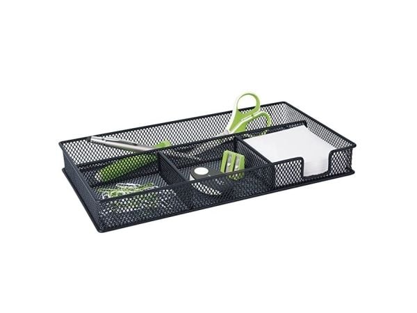 WEDO kontor pennebrett, laget av trådmetall, svart trådmetall pulverlakkert, med 4 forskjellige - 1 stk (65 1601)