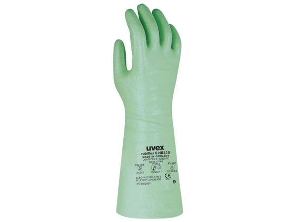 Uvex rubiflex S NB35S, Vihreä, Aikuinen, Aikuinen, Unisex, Kestää hankausta, Liuottimenkestäviä, Öljynkestävä, Kemikaalinkestävä, Puuvilla Uvex rubiflex S NB35S, Vihreä, Aikuinen, Aikuinen, Unisex, Kestää hankausta, Liuottimenkestäviä, Öljynkestävä, Kemikaalinkestävä, Puuvilla