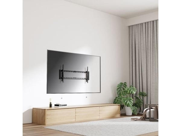 Value 17.99.1223, 109,2 cm (43"), 2,29 m (90"), 200 x 200 mm, 800 x 400 mm, -4 - 10°, Sort