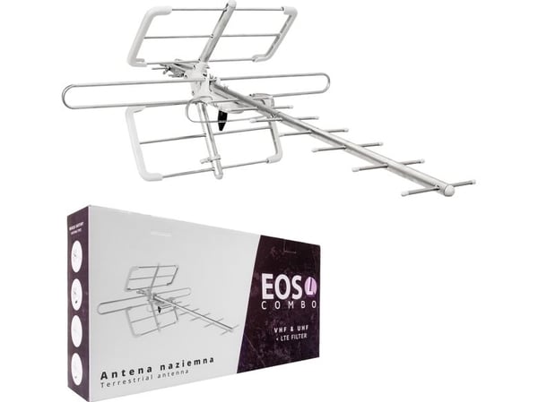 DVB-T/T2 antenni Spacetronik EOS L Combo Valkoinen (passiivinen)
