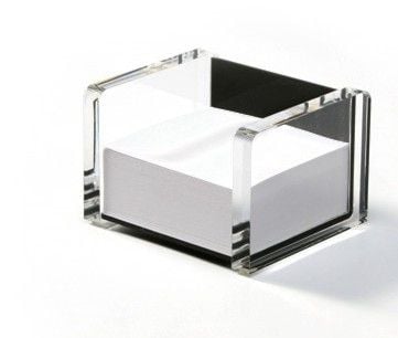 Wedo 607001, Akryl, Svart, Gjennomsiktig, 116 x 99 x 75 mm, 90 x 90 mm