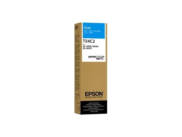 Epson T54C - Cyan - original - box - påfyllnadsbläck - för SURELAB D570 Professional Minilab, SL-D500