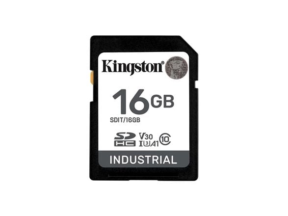 Kingston Industrial - Flashminnekort - 16 GB - A1 / Video Class V30 / UHS-I U3 / Class10 - microSDHC UHS-I