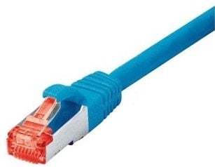 Patchkabel S-STP (PIMF), Cat 6, blå, 15,0 m patchkabel med spesielt smal knekkbeskyttelse (71515B)