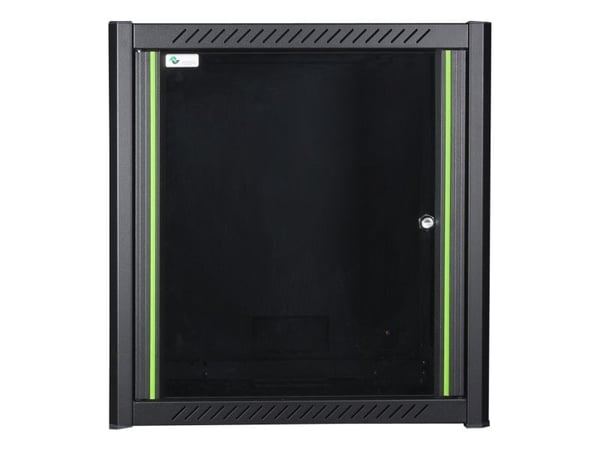 Lanview by Logon - Rack skap - 60 x 45, pro - veggmonterbar - svart, RAL 9005 - 12U - 19"