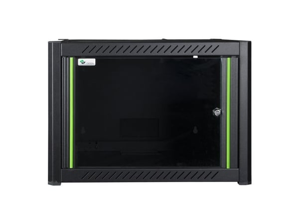 Lanview by Logon - Rack skap - 60 x 45, pro - veggmonterbar - svart, RAL 9005 - 7U - 19"