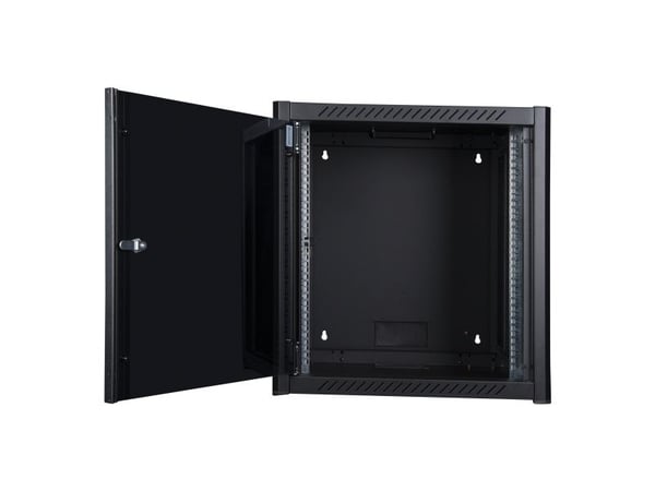 Lanview - Rack skap - 60 x 56 - veggmonterbar - svart, RAL 9005 - 12U - 19"