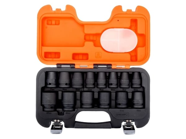 Bahco Veitsenpäiden sarja 1/2" 10-27mm K 14 kpl