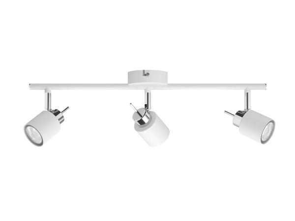 Philips Meranti-spotlys til tak/vegg, 3 stk., Overflateegnet, GU10, 3 ampuller, LED, 220-240 V, Hvit