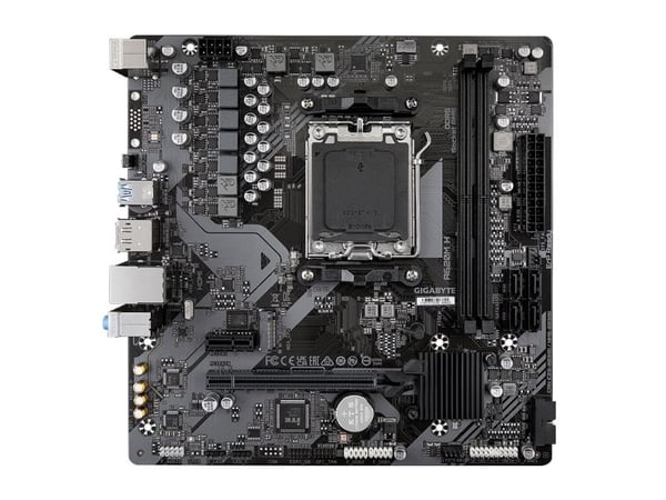 Gigabyte A620M H - Hovedkort - micro ATX - Socket AM5 - AMD A620 Chipset - USB 3.2 Gen 1, USB-C 3.2 Gen 1 - Gigabit LAN - innbygd grafikk (CPU krev...