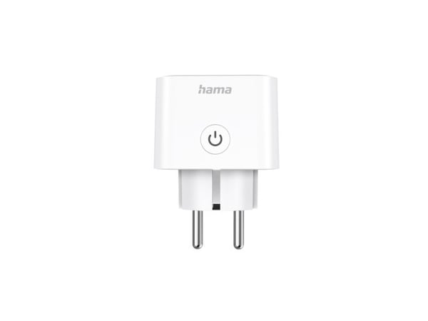 Hama Smart WLAN-pistorasia, Matter, ohjaus äänellä/sovelluksella, jälkiasennettavissa, 3,680W (00176638)