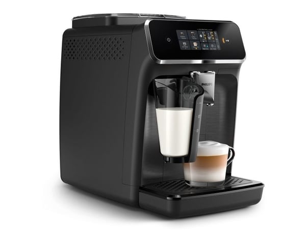 Philips Series 2300 EP2330 Täysautomaattinen espressokeitin, Espressokone, 1,8 L, Kahvipavut, Jauhettu kahvi, Sisäänrakennettu jauhin, 230 W, Musta...