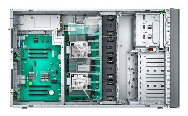 Fujitsu PRIMERGY TX2550 M7 - Server - tower toveis - 1 x Xeon Silver 4410Y / inntil 3.9 GHz - RAM 32 GB - SATA - hot-swap 3.5" brønn(er) - uten HDD...