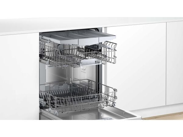 Bosch SMV2HVX02E - Astianpesukone - musta, Ruostumaton teräs