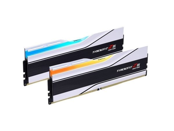 G.Skill Trident Z5 Neo RGB - DDR5 - sett - 32 GB: 2 x 16 GB - DIMM 288-pin - 6400 MHz / PC5-51200 - CL32 - 1.4 V - ikke-bufret - on-die ECC - hvit