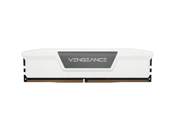 CORSAIR Vengeance - DDR5 - sett - 32 GB: 2 x 16 GB - DIMM 288-pin - 5600 MT/s / PC5-44800 - CL40 - 1.25 V - ikke-bufret - on-die ECC - hvit