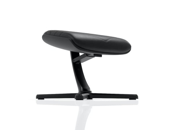 noblechairs NBL-FR-PU-BLK, Svart, Aluminium, Stoff, Skum, Plast, 0 - 45°, 490 mm, 400 mm, 450 mm