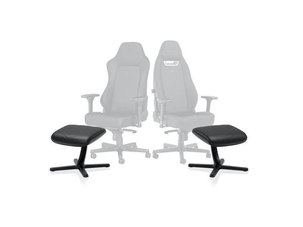 noblechairs NBL-FR-PU-BLK, Svart, Aluminium, Stoff, Skum, Plast, 0 - 45°, 490 mm, 400 mm, 450 mm