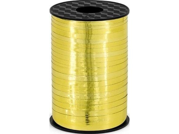 Party Deco plastband metalliserat guld, 5 mm universellt
