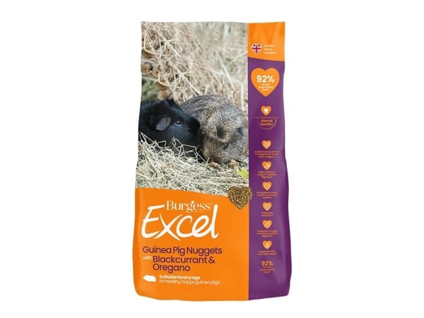 Burgess Excel Guinea Pig Blackcurrant & Oregano 1,5 kg