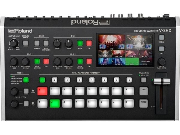 Roland V-8HD - HDMI - Svart - 38 Ohm - 32 Ohm - 39,6 W - 317 mm (420961A38)