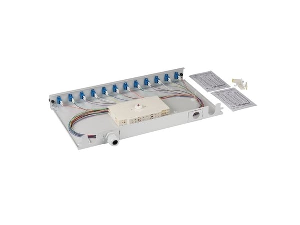 EFB Elektronik BA71921L48, LC, 1U, Grå, Plast, 483 mm, 44,5 mm
