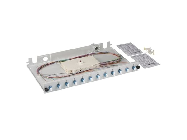 EFB Elektronik BA71921L48, LC, 1U, Grå, Plast, 483 mm, 44,5 mm