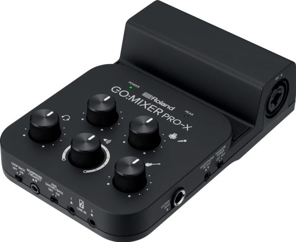 Roland GO:MIXER PX, 11 kanavaa, Musta, Valkoinen