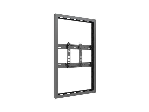 Multibrackets M Pro Series - Innhegning - Smal - for flatpanel - universal - stål - svart - skjermstørrelse: 43" - veggmonterbar