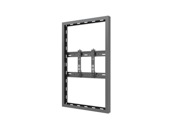 Multibrackets M Pro Series - Innhegning - Smal - for flatpanel - universal - stål - svart - skjermstørrelse: 43" - veggmonterbar
