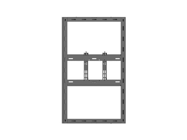 Multibrackets M Pro Series - Innhegning - Smal - for flatpanel - universal - stål - svart - skjermstørrelse: 43" - veggmonterbar